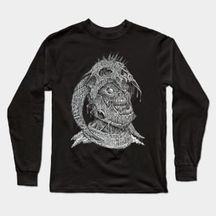 Zombie Skull Warrior #16 Long Sleeve T-Shirt